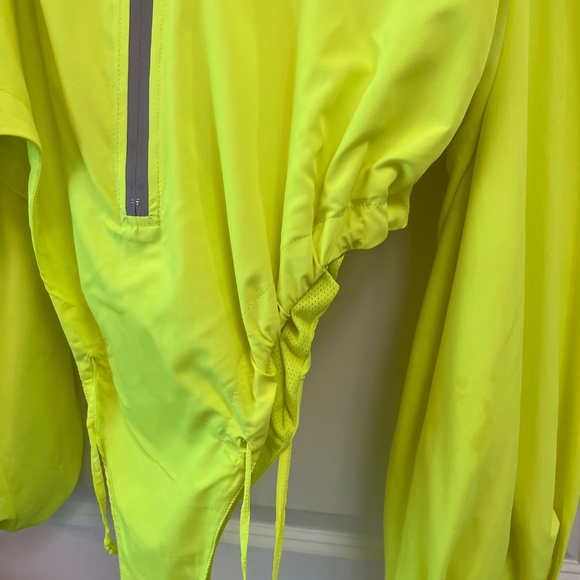 I ❤️ DIY Neon Yellow Windbreaker Bodysuit & Shorts Set Size S - Picture 11 of 16